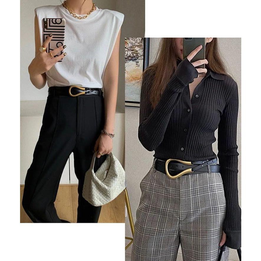 ベルト レディース 女性 大きめバックル おしゃれ かっこいい クール 蹄 ウエストマーク フェイクレザー クール カジュアル ファッション小物 Oth おとりよせ Com 通販 Yahoo ショッピング