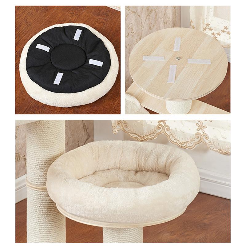 キャットタワー 据え置きタイプ 爪とぎ ハンモック付き 多頭飼い 猫タワー 据置きタイプ ウッドテイスト おしゃれ 猫用 つめとぎ ペット 土台付き 