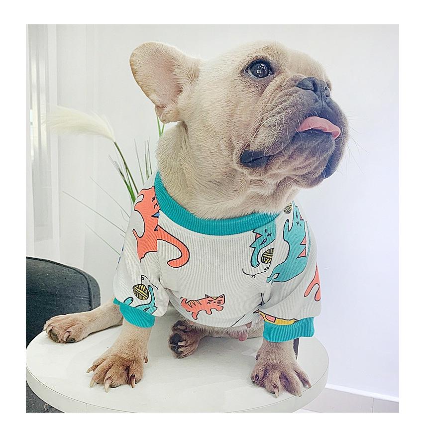 犬服 ドックウエア 猫柄 トレーナー イラスト プリント ペット服 犬用品 おしゃれ かわいい 配色 お揃い ペアルック Pet おとりよせ Com 通販 Yahoo ショッピング