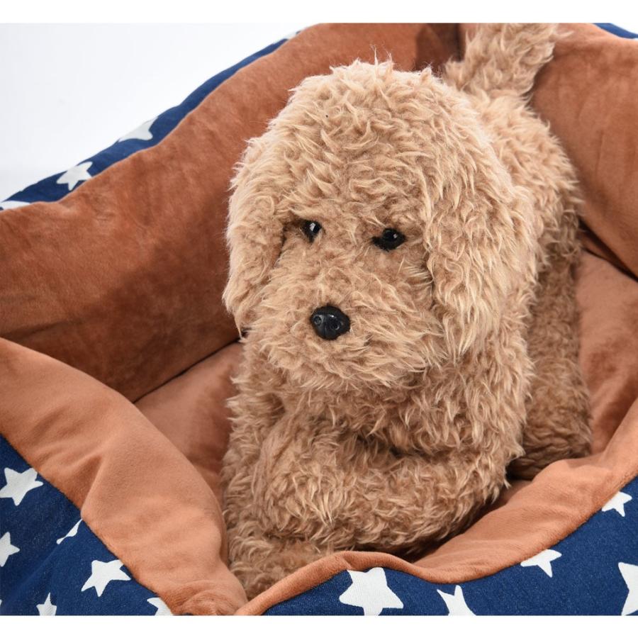 ペット用カドラー ベッド 角型ベッド スクエアベッド 犬用 猫用 星柄 スター ふかふか ソファー 寝具 寝床 お昼寝 カジュアル かわいい 可愛い Pet おとりよせ Com 通販 Yahoo ショッピング