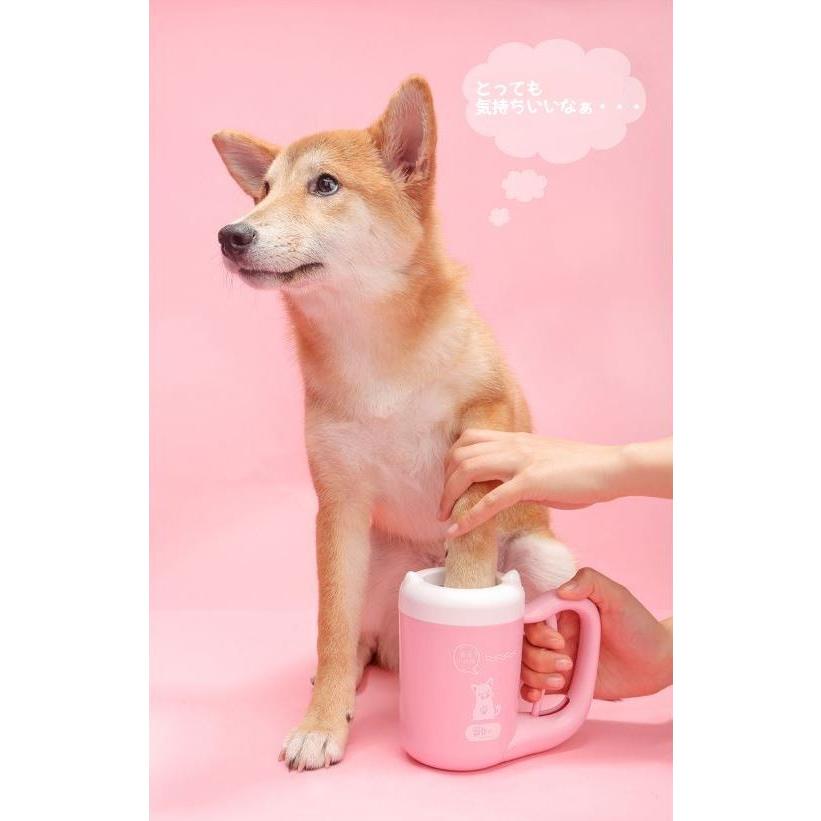 足洗いカップ 足クリーナー 犬用 ドッグ ペット用品 バス用品 取っ手付き ハンドル 汚れ落とし 洗浄 お散歩帰り 柔らか 清潔 爪掃除 ラクラク ブ Pet おとりよせ Com 通販 Yahoo ショッピング