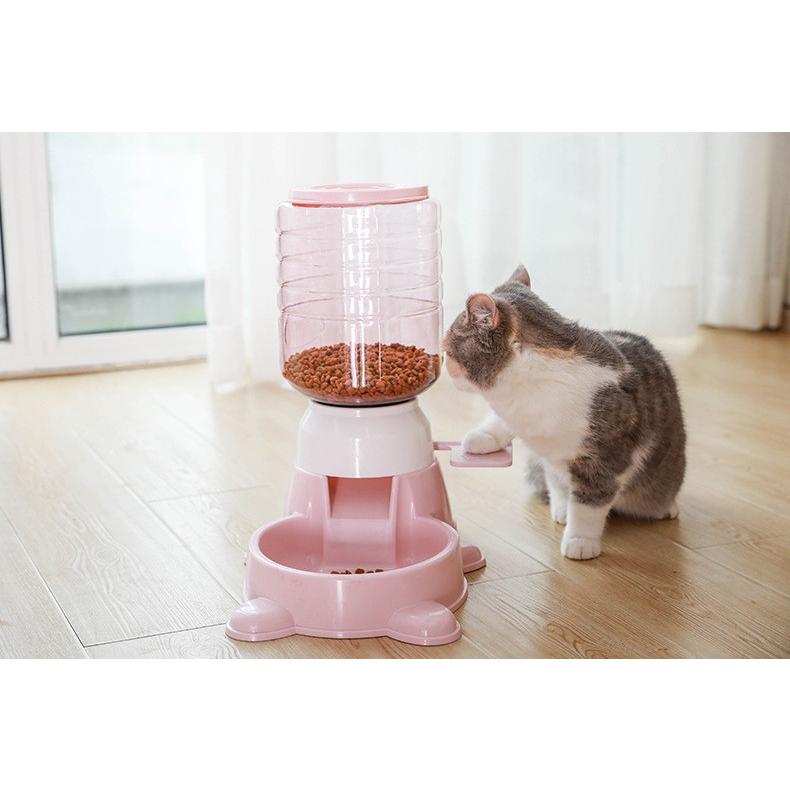 ペット用給餌器 餌やり器 1 8l 手動 レバー付き 犬用 猫用 ペット用品 餌皿 ボトル フード えさ皿 お留守番 犬用品 猫用品 ペット用食器 便 Pet おとりよせ Com 通販 Yahoo ショッピング