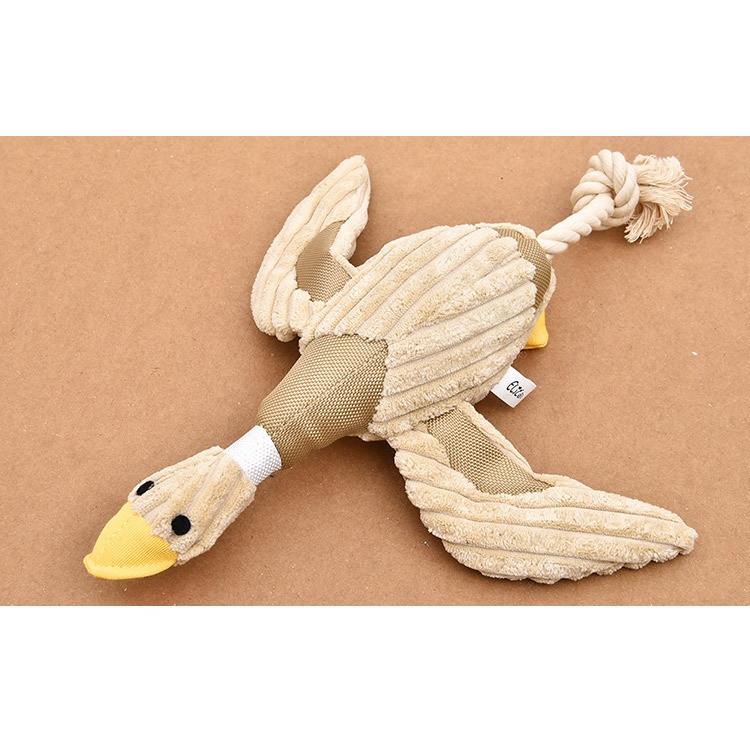 犬用おもちゃ ぬいぐるみ イヌ ドッグ 玩具 遊び道具 ペット用品 ロープ カモ アヒル ストレス 運動不足 解消 遊び 噛む 音が鳴る Pet おとりよせ Com 通販 Yahoo ショッピング