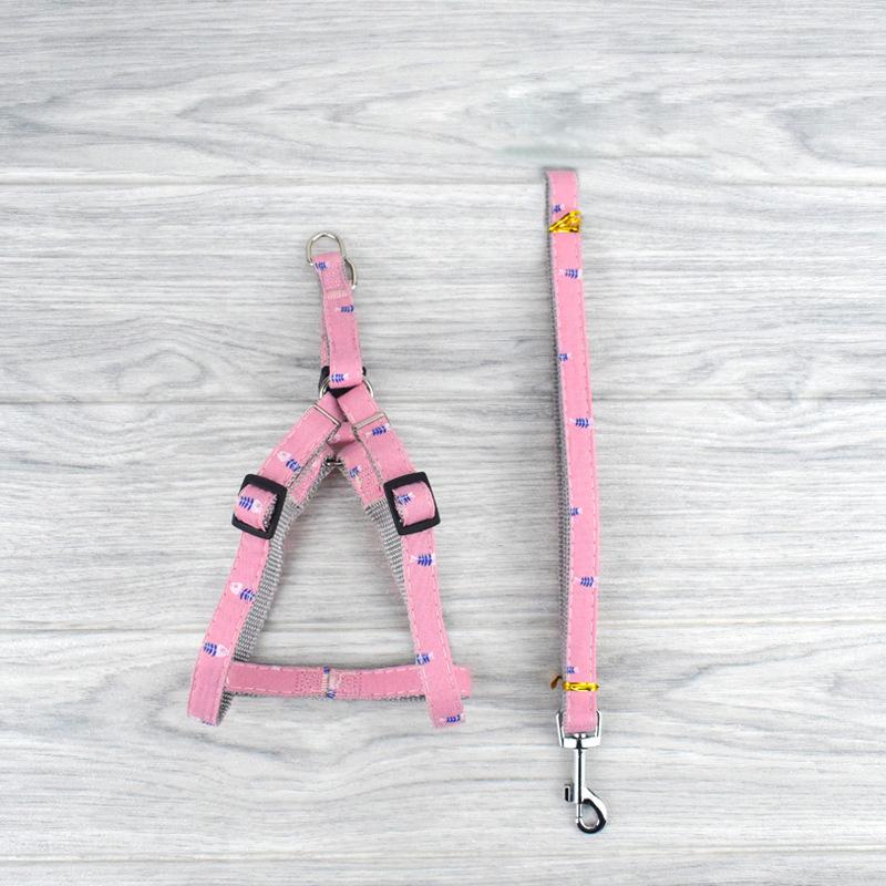 胴輪 ハーネス チェストストラップ リード ペット用品 ペットグッズ 犬用 小型犬 中型犬 魚の骨 花柄 猫 調整可能 お散歩グッズ お出かけグッズ Pet おとりよせ Com 通販 Yahoo ショッピング