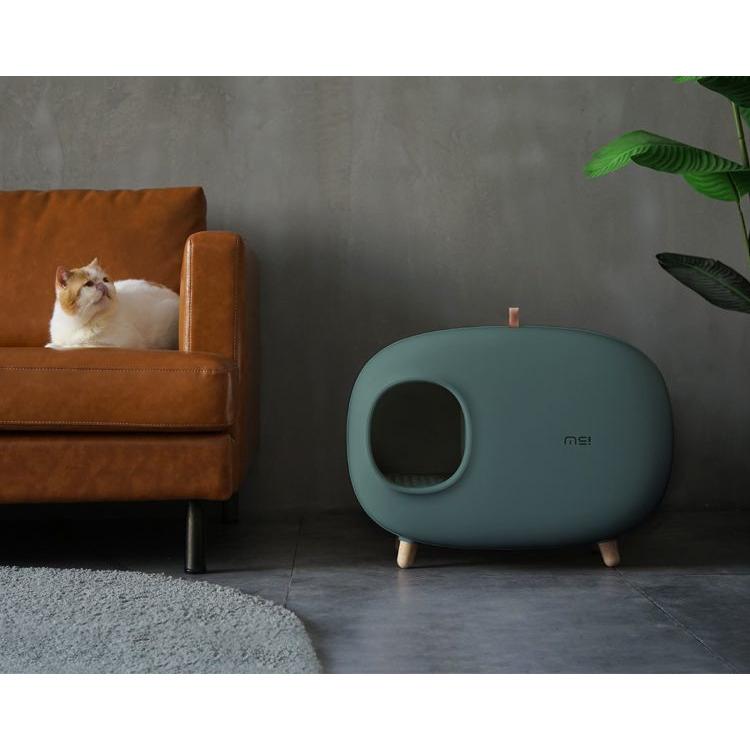 猫用トイレ トイレ本体 ペット用品 ボックス型 箱型 密閉 おしゃれ スタイリッシュ 目隠し 大型商品 飛び散り防止 お掃除簡単 スコップ付き ネコ Yudqicfhpf Cosbrapim Com Br