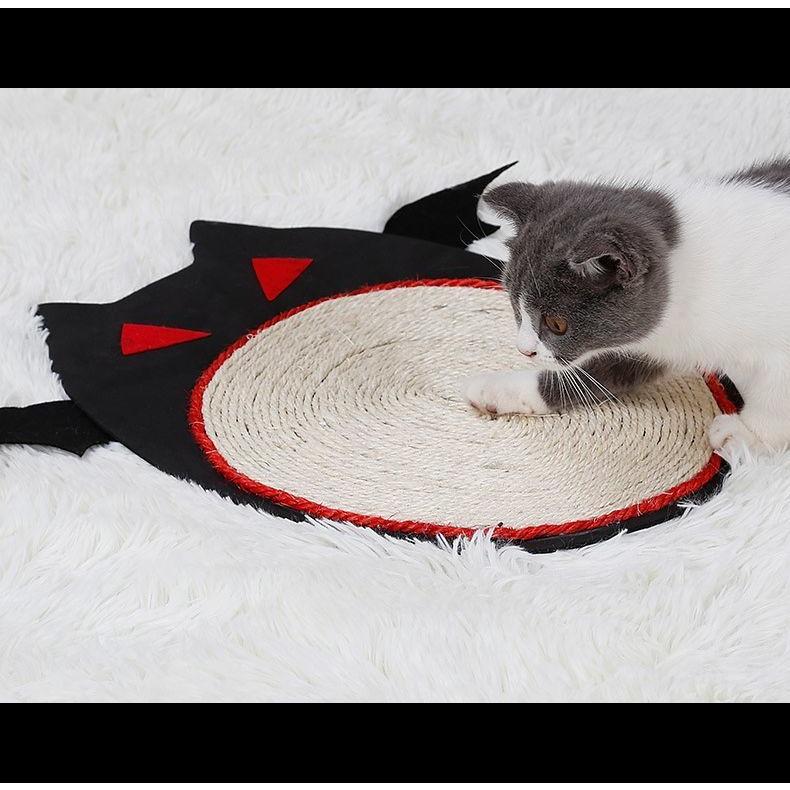 爪とぎマット 猫用 爪とぎ マット カーペットタイプ ツメとぎ つめとぎ キャットマット お昼寝マット 麻 おしゃれ かっこいい ハロウィン コウモリ Pet おとりよせ Com 通販 Yahoo ショッピング