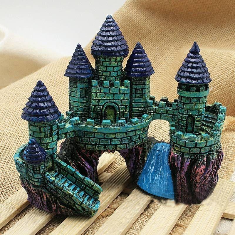 水槽用オブジェ 古城 お城 西洋風 隠れ家 棲み家 置き物 水槽用レイアウト アンティーク調 レトロ調 アクアリウムデコレーション 水槽内インテリア Pet おとりよせ Com 通販 Yahoo ショッピング