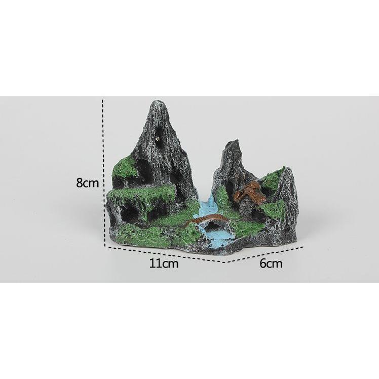 水槽用オブジェ 隠れ家 お家 山風 自然風 アクアリウムデコレーション 熱帯魚 さかな サカナ ペット用品 水槽内インテリア 置き物 水槽用レイアウト｜mignonlindo｜14