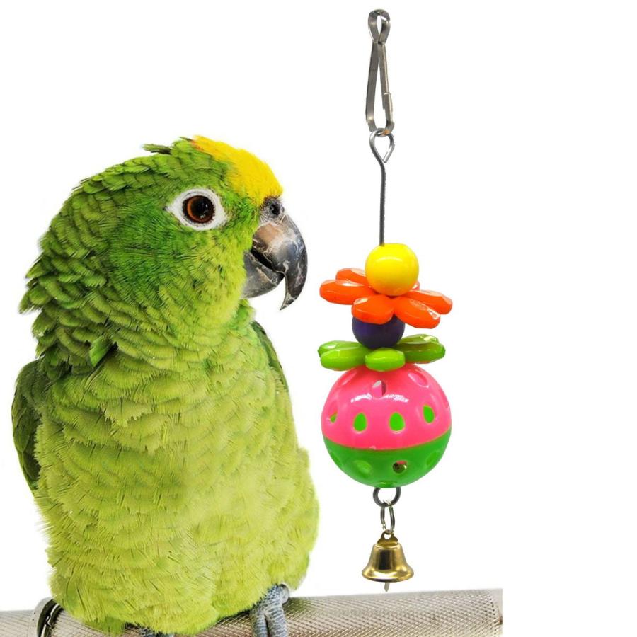 鳥用おもちゃ バードトイイ 吊り下げ式 噛むおもちゃ かじる 齧る 遊ぶ ボール 鈴 ベル オモチャ 玩具 トーイ 咀嚼 ストレス発散 ペット用品 バ Pet おとりよせ Com 通販 Yahoo ショッピング