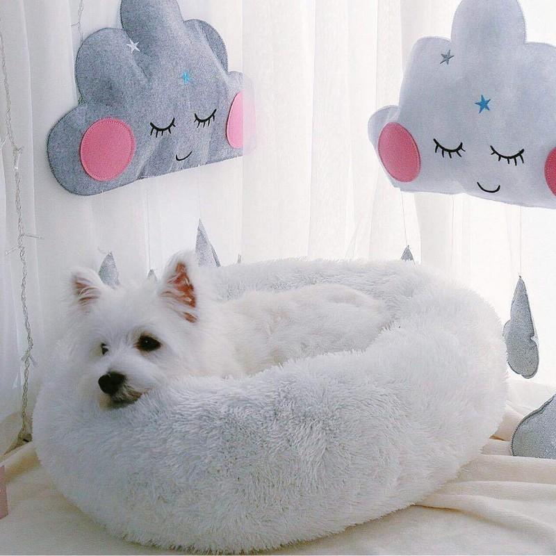 ペットベッド ドーナツ型 ラウンドベッド フェイクファー カドラー ペット用 犬用 猫用 冬 M L 寝床 寝具 クッション ソファー ふかふか ふわ Pet 1 おとりよせ Com 通販 Yahoo ショッピング