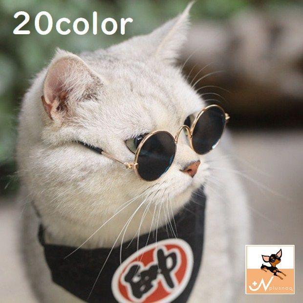ペット用サングラス カラーレンズメガネ 猫用 犬用 ネコ イヌ ペット用品 ペットグッズ 丸型 ラウンド クリア 色つき 単色 グラデーション かわい Pet おとりよせ Com 通販 Yahoo ショッピング