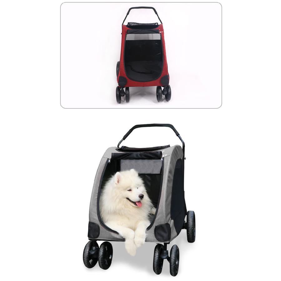 ペットカート ペットバギー Dodopet 大型犬 多頭飼い 中型犬 小型犬 4輪 折りたたみ 省スペース バギー ドッグカート キャスター 猫 ペッ Pet おとりよせ Com 通販 Yahoo ショッピング