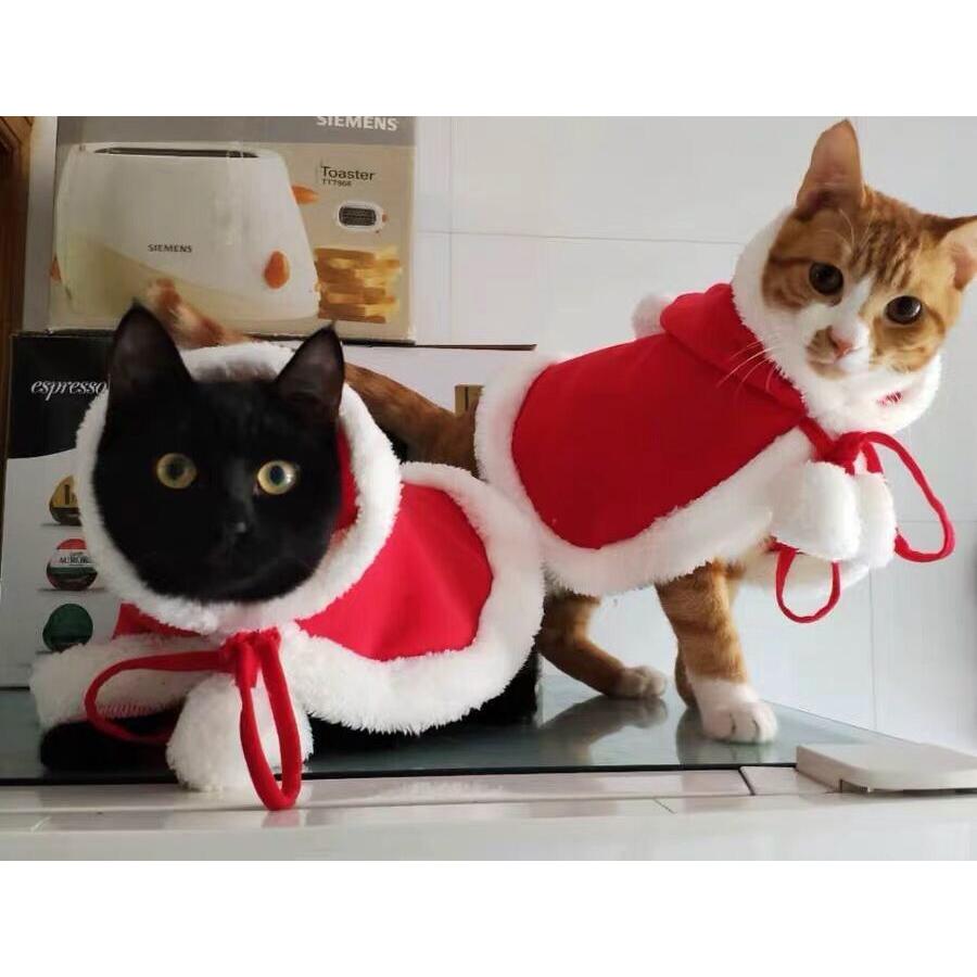 ペット用コスチューム ポンチョ ケープ 犬用 猫用 サンタクロース コスプレ クリスマス ペットウェア ドッグウェア フード付き ポンポン リード穴 Pet おとりよせ Com 通販 Yahoo ショッピング
