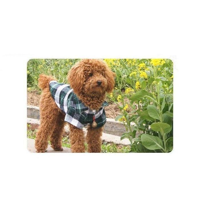 優れた品質 犬の服 ドックウエア シャツ 襟付き ペット用品 ドッグ用品 小型犬 中型犬 可愛い かわいい おしゃれ かっこいい プレゼント チェック柄 Monconseillerweb Fr