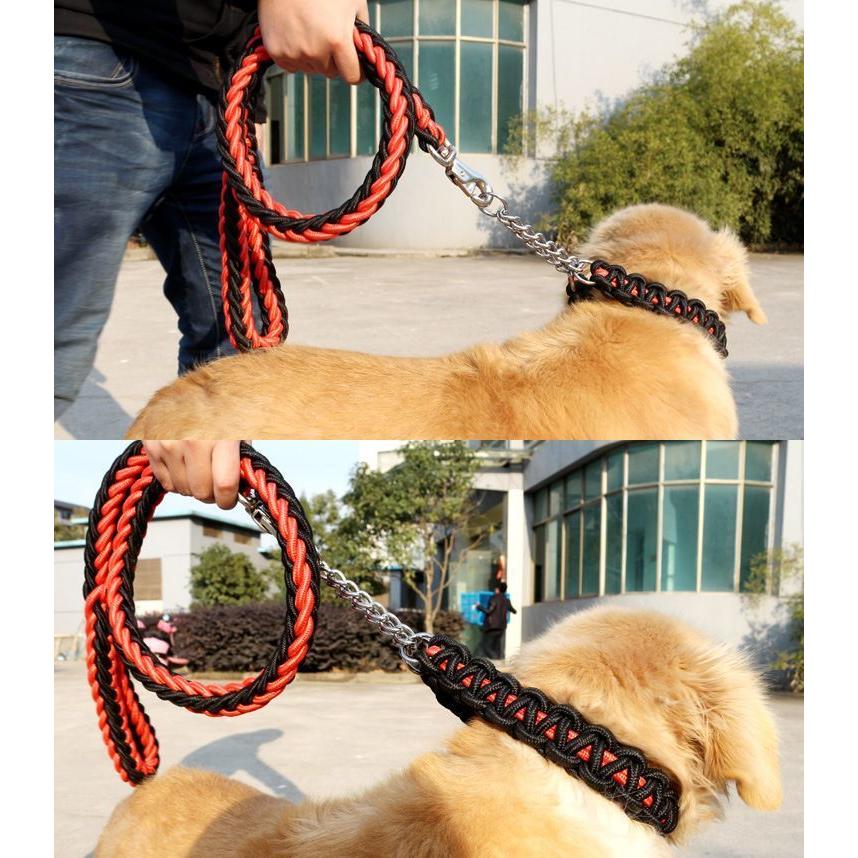 304 C M ハーフチョーク 首輪 犬用品 ペット用品 ロープ しつけ 売れ筋