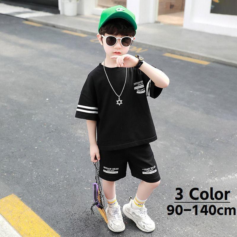 セットアップ 半袖tシャツ 半ズボン ハーフパンツ キッズ 子供 男子 男の子 小学生 上下セット 2点セット 袖ライン サイドライン 2本線 アルフ Set おとりよせ Com 通販 Yahoo ショッピング