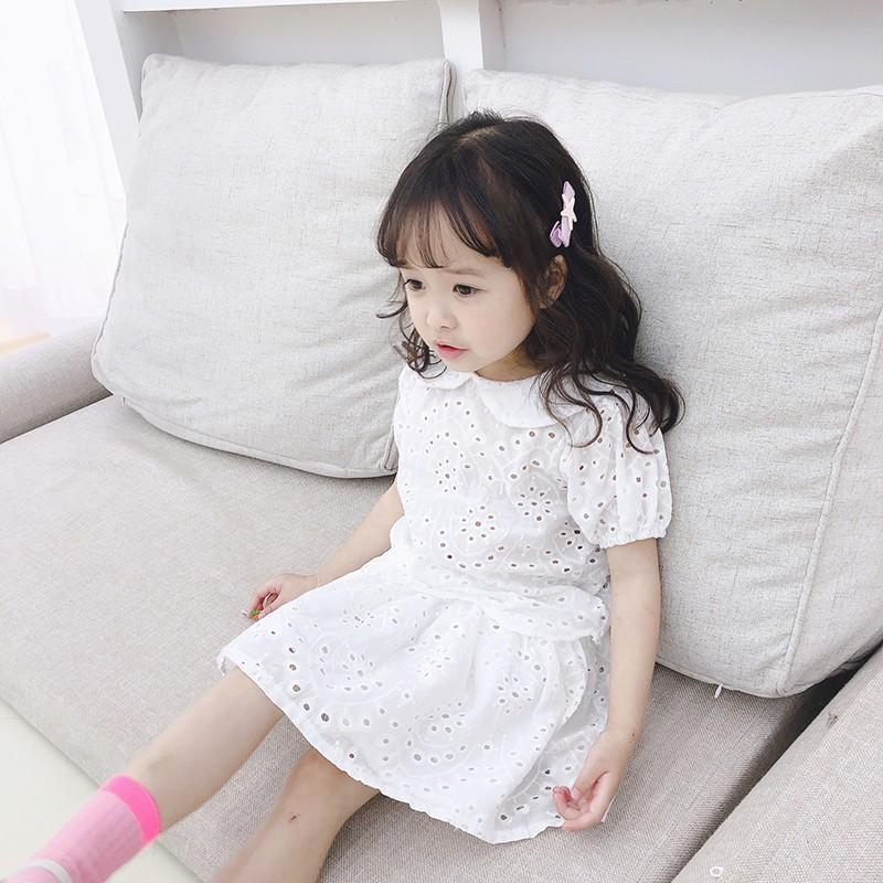 セットアップ 上下セット スカートセット 半袖ブラウス フレアスカート キッズ服 子供服 幼児 女の子 襟付き 半袖 花模様 白 ホワイト ミニ丈 Set おとりよせ Com 通販 Yahoo ショッピング