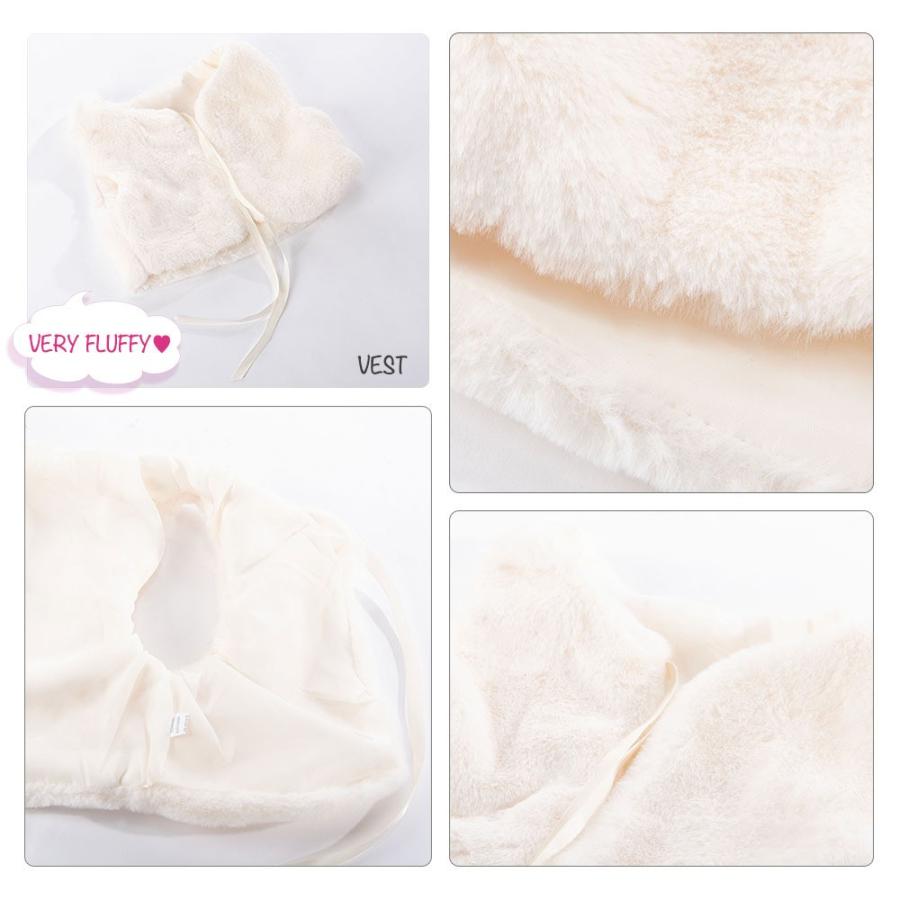 ワンピース ボアベスト 2点セット 長袖 裏起毛 あったかい 子供服 キッズ フレアスカート フェイクファーベスト ジレ かわいい 可愛い ガーリー Set おとりよせ Com 通販 Yahoo ショッピング