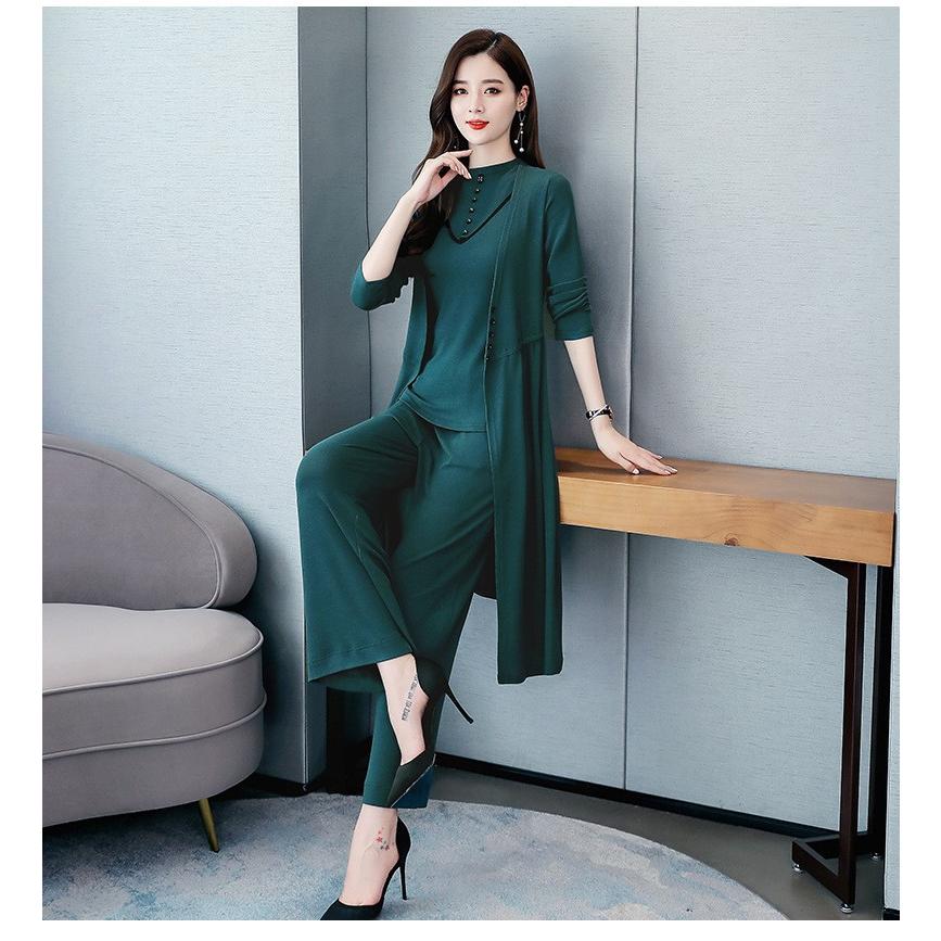 セットアップ パンツドレス ワイドパンツ カーディガン レディース 結婚式 ドレス 二次会 フォーマル ガウチョパンツ ロングカーディガン 上品 きれ Set おとりよせ Com 通販 Yahoo ショッピング