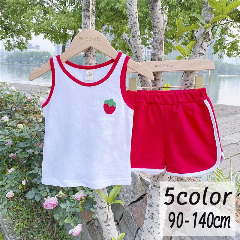 セットアップ 2点セット 子供服 キッズ ベビー ジュニア 女の子 男の子 ノースリーブ タンクトップ ショートパンツ ランニング ショーパン 短パン Set 853 おとりよせ Com 通販 Yahoo ショッピング