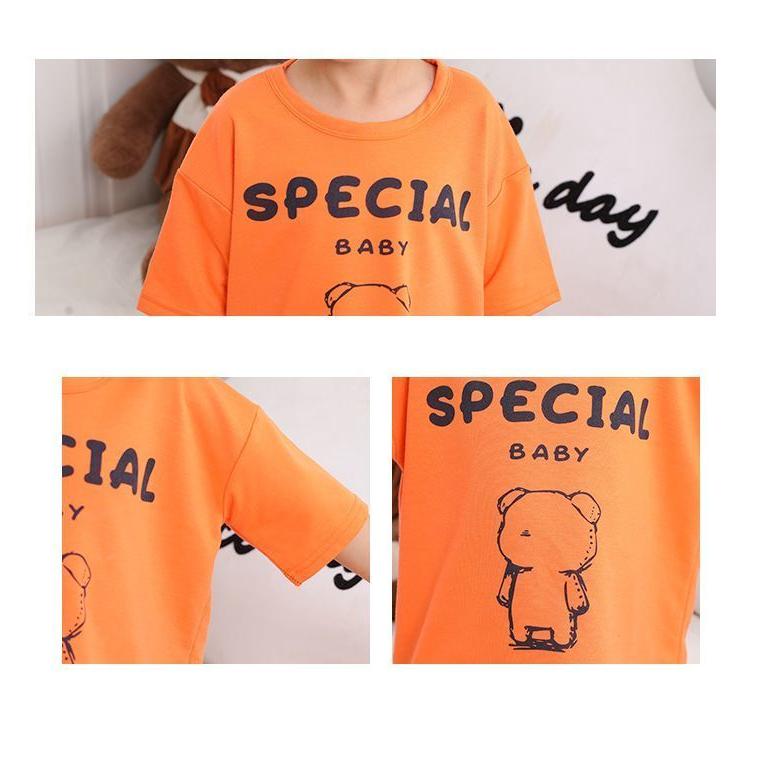 セットアップ 上下セット 2点セット キッズ ジュニア 子供服 半袖 半ズボン Tシャツ ショートパンツ ラウンドネック 紐 イラスト くま スポーツ Set おとりよせ Com 通販 Yahoo ショッピング
