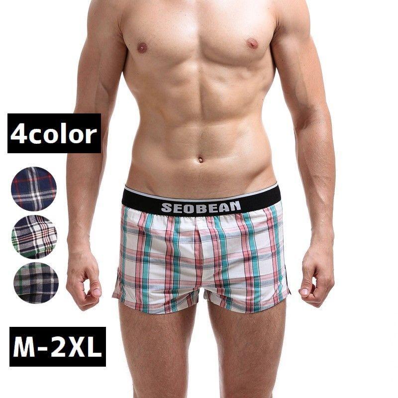 ボクサーパンツ アンダーウェア ローライズ ローウエスト 股上浅め チェック メンズ用ショーツ パンツ インナー 男性用下着 メンズ 男性 おしゃれ Sho おとりよせ Com 通販 Yahoo ショッピング
