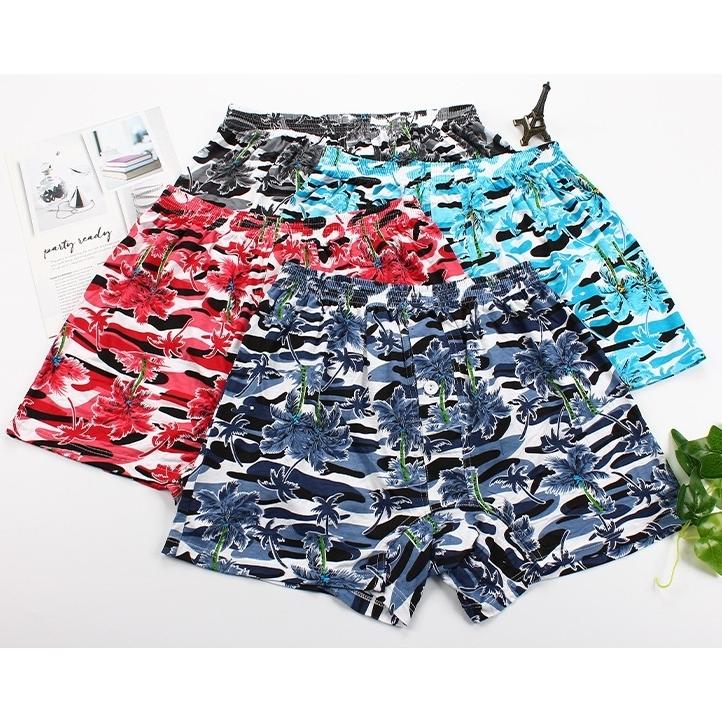 トランクス メンズ パンツ 下着 男性用 インナー アンダーウェア 紳士 ウエストゴム ボタン 総柄 迷彩 ヤシの木 おしゃれ カラフル 南国風 カジ Sho おとりよせ Com 通販 Yahoo ショッピング
