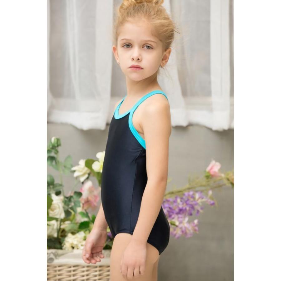 スクール水着 ワンピース スイムウエア 子供用 キッズ ジュニア 女の子 女子 小学生 中学生 シンプル キャミソールタイプ ライン 学校 水泳 スイ Skl1603 おとりよせ Com 通販 Yahoo ショッピング