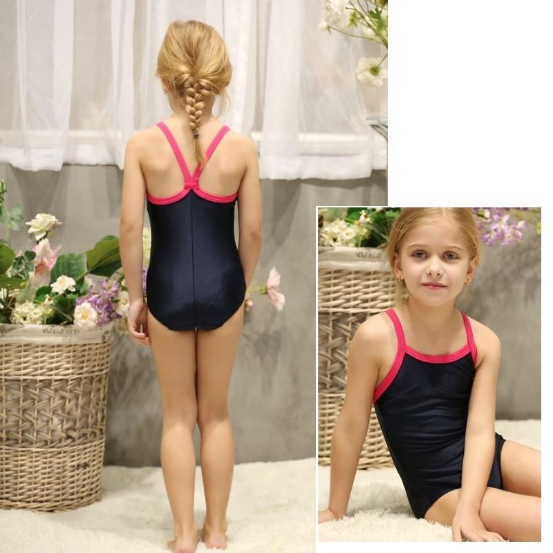 スクール水着 ワンピース スイムウエア 子供用 キッズ ジュニア 女の子 女子 小学生 中学生 シンプル キャミソールタイプ ライン 学校 水泳 スイ Skl1603 おとりよせ Com 通販 Yahoo ショッピング