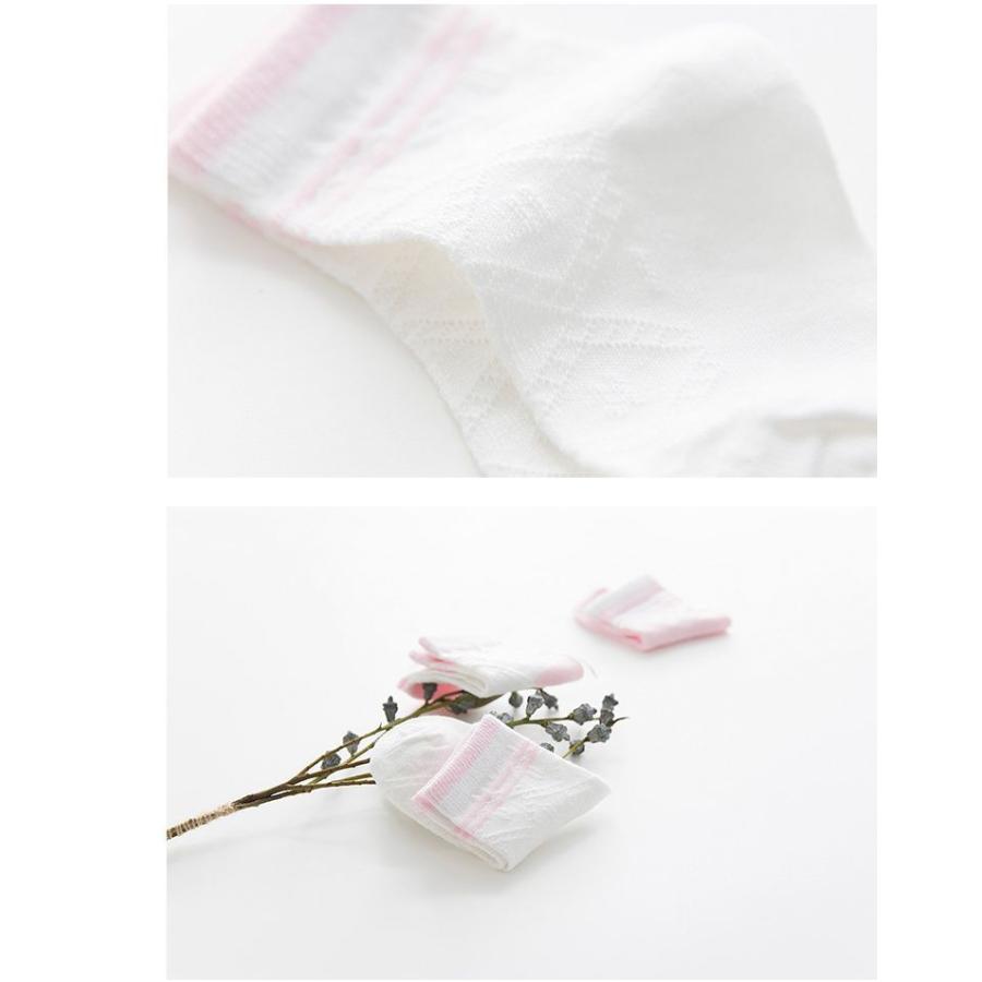 靴下 クルーソックス 子供用 キッズ ベビー 女の子 男の子 3足組 3枚セット 赤ちゃん メッシュ かわいい シンプル 白 ホワイト パンチング 春 Sox おとりよせ Com 通販 Yahoo ショッピング