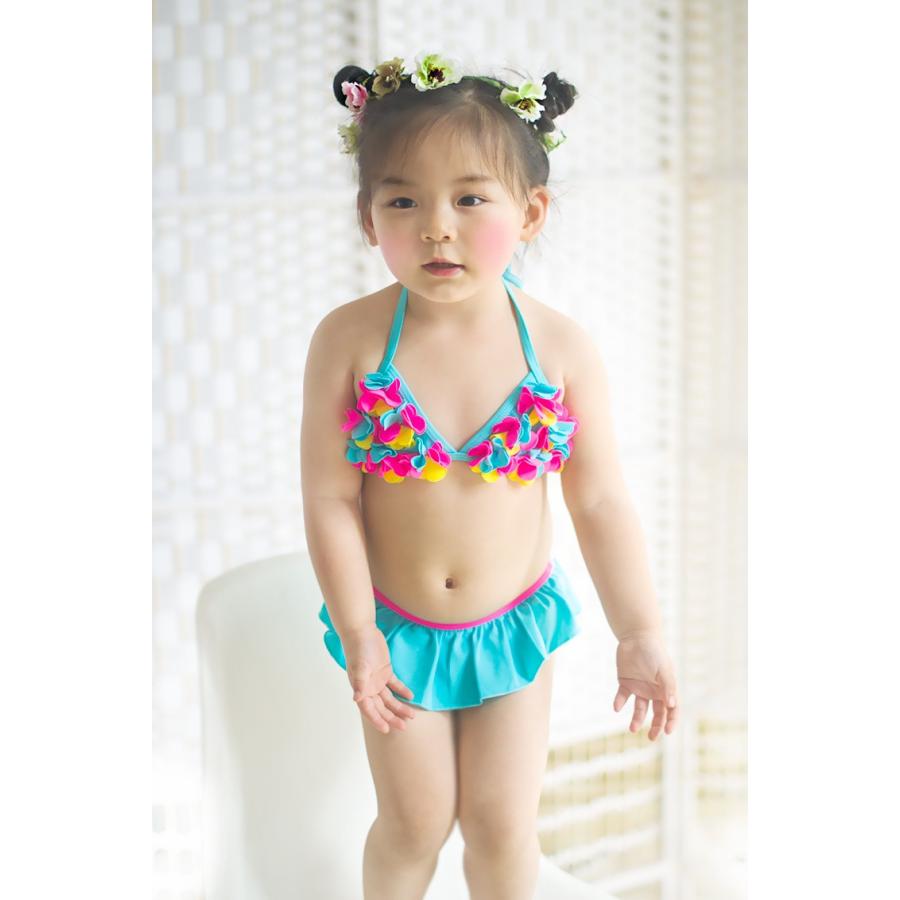 水着 ビキニ 子供 キッズ 女の子 スイムウェア フリルスカート ホルターネック ひも キュート かわいい 女の子らしい 花 フラワー 海 プール リ Swim おとりよせ Com 通販 Yahoo ショッピング