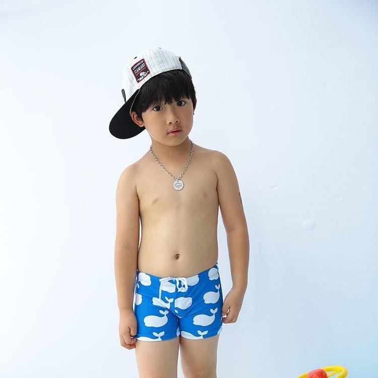 水着 パンツ 海パン トランクス型 男の子 ボーイ キッズ ジュニア クジラ かわいい おしゃれ ブルー Swim おとりよせ Com 通販 Yahoo ショッピング