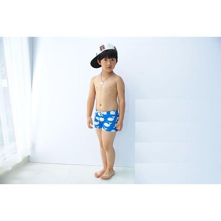 水着 パンツ 海パン トランクス型 男の子 ボーイ キッズ ジュニア クジラ かわいい おしゃれ ブルー Swim おとりよせ Com 通販 Yahoo ショッピング