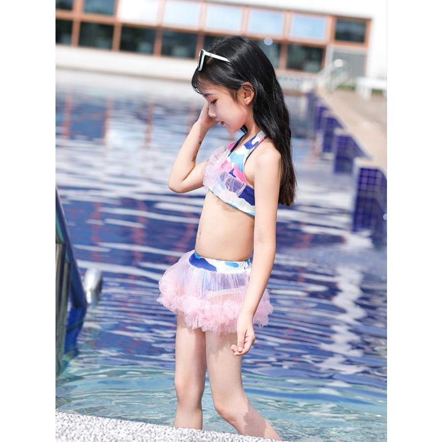 アメリカ直輸入 子供用 2 95cm セパレート ドット ビキニ ピンク ピンナップ フリル プール 可愛い 女の子 水着 海 正規激安 水着