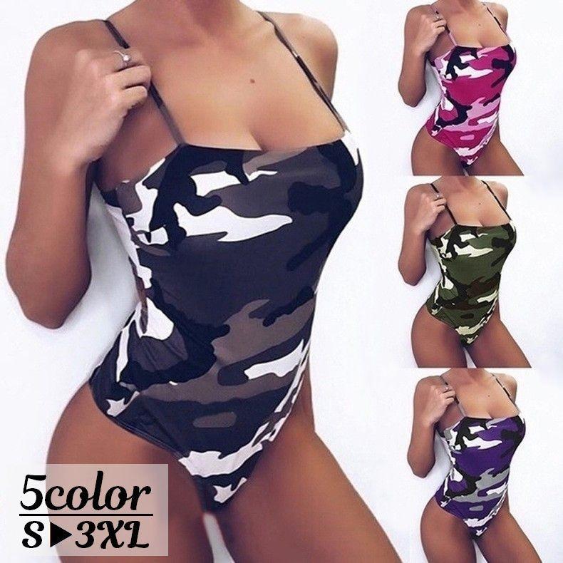 水着 ワンピースタイプ ハイレグ レディース スイムウエア スイムウェア 迷彩柄 カモフラージュ柄 海水浴 プール ビーチ 夏 バカンス リゾート セ Swim 644 おとりよせ Com 通販 Yahoo ショッピング