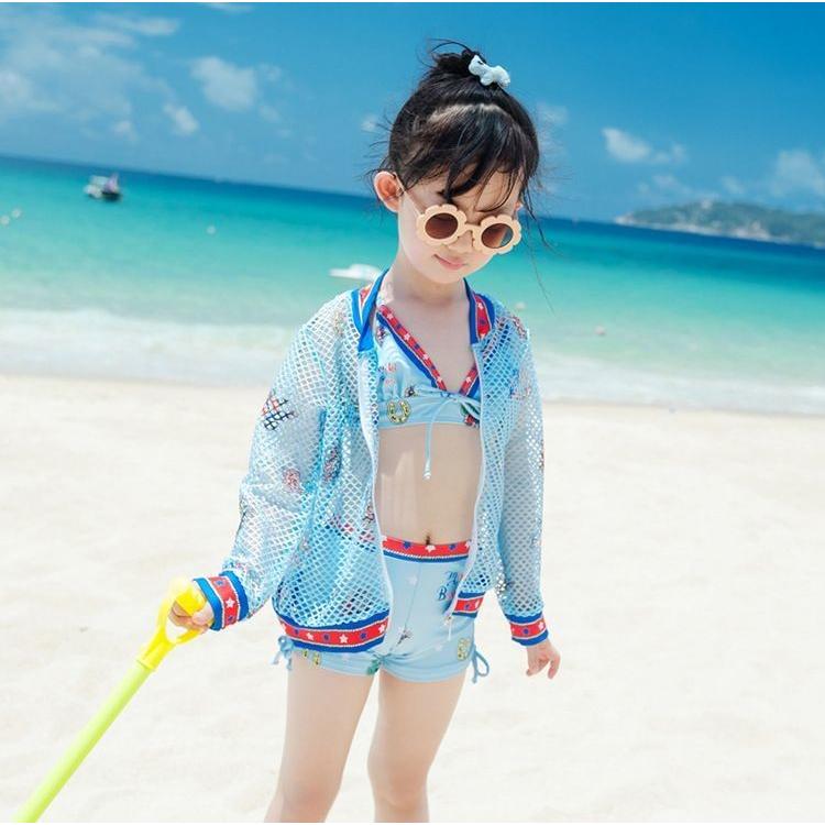 水着 3点セット キッズ ラッシュガード ビキニ ショートパンツ 親子コーデ おそろい ペアルック イラスト 長袖 マリンスポーツ スウィムウェア レ Swim 490 1 おとりよせ Com 通販 Yahoo ショッピング