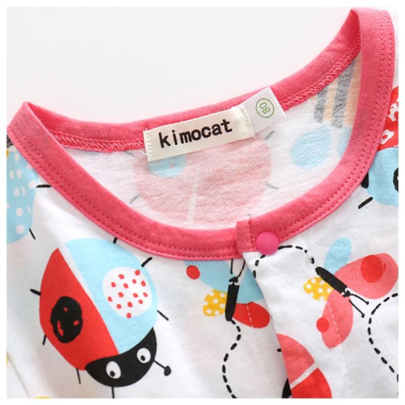 ベビー服 カバーオール ロンパース ベビー用ロンパース ベビー 赤ちゃん フロントボタン てんとう虫 カラフル プリント 男の子 女の子 長袖 春 可 Top おとりよせ Com 通販 Yahoo ショッピング