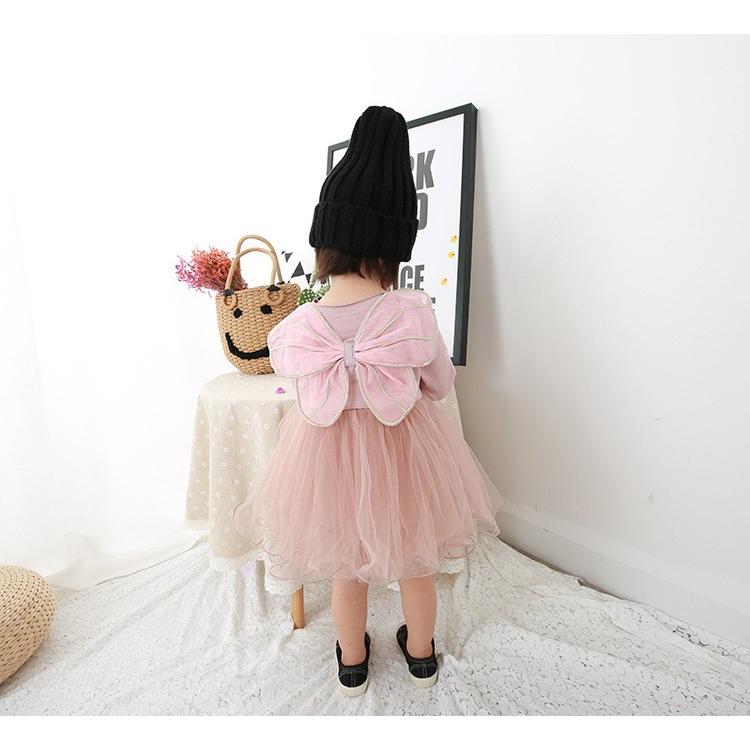長袖ワンピース キッズ 子供服 ワンピース 長袖 チュールスカート 女の子 ワンピ おしゃれ かわいい 羽 翼 天使 仮装 ハロウィン パーティ 誕生 Top 074 おとりよせ Com 通販 Yahoo ショッピング