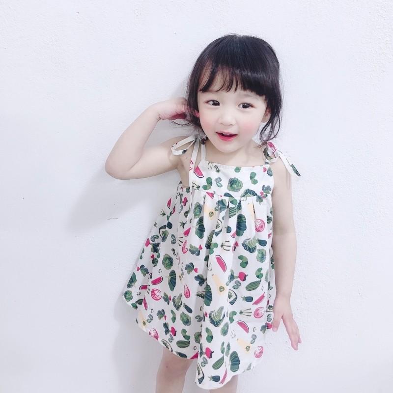キャミソールワンピース キッズ 女の子 キャミワンピ 80 130cm 肩ひも スイカ ベジタブル 野菜 おしゃれ かわいい Top 10833 おとりよせ Com 通販 Yahoo ショッピング