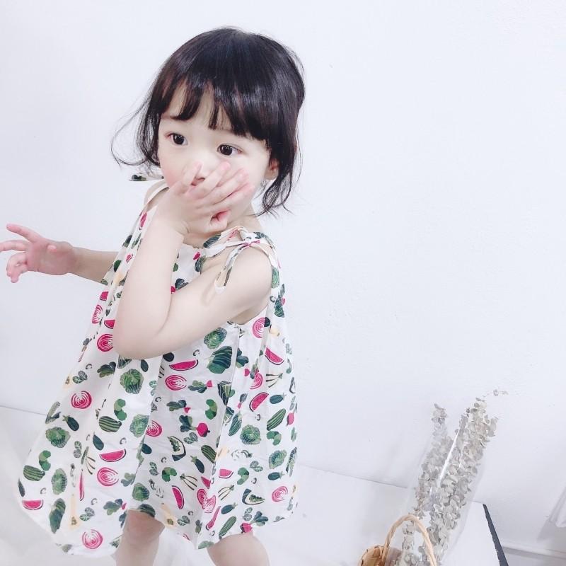 キャミソールワンピース キッズ 女の子 キャミワンピ 80 130cm 肩ひも スイカ ベジタブル 野菜 おしゃれ かわいい Top 103 おとりよせ Com 通販 Yahoo ショッピング
