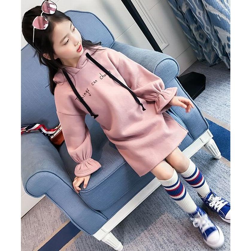 パーカー ワンピース パーカーワンピ 女児 女の子 子ども用 キッズ キッズ用 かわいい 可愛い カジュアル 長袖 カジュアルコーデ フードつき 11 Top おとりよせ Com 通販 Yahoo ショッピング