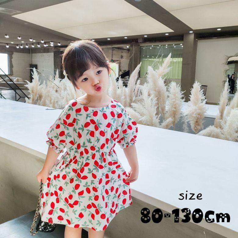 ワンピース キッズ ベビー 子供服 こども服 半袖 バルーンスリーブ 花柄 ラウンドネック プルオーバー おしゃれ 可愛い かわいい 女の子 女児 8 Top おとりよせ Com 通販 Yahoo ショッピング