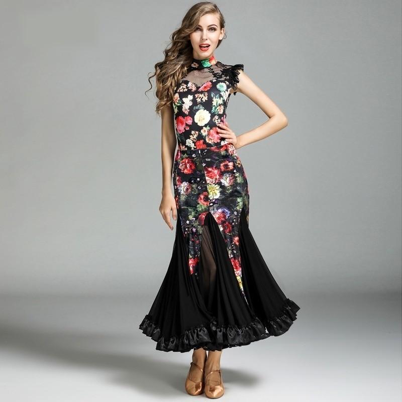 安い セットアップ ダンス衣装 社交ダンス モダンダンス ロングスカート ノースリーブ マキシスカート トップス ボトムス レディース 花柄 フラワープリン Top おとりよせ Com 通販 Yahoo ショッピング 数量限定 Www Ladislexia Net