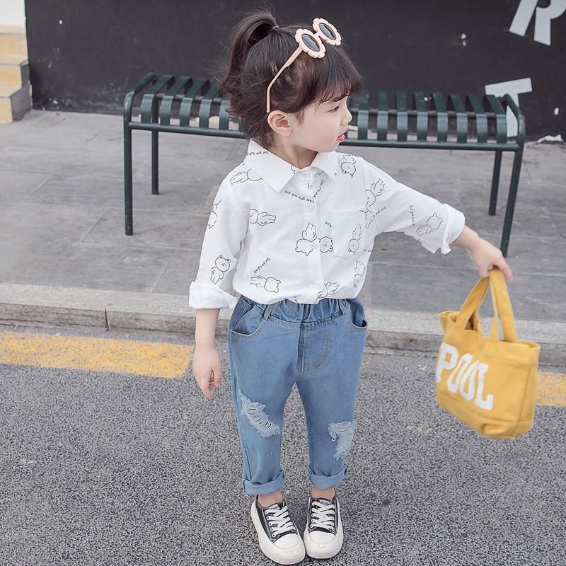 長袖シャツ ブラウス 子供服 キッズ ベビー 男の子 女の子 前開き 襟付き クマ イラスト プリント かわいい おしゃれ Top おとりよせ Com 通販 Yahoo ショッピング