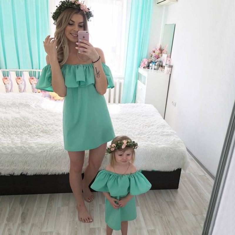 オフショルダーワンピース オフショルワンピ ミニワンピース 親子ペア ペアルック お揃いコーデ レディース 子供服 ベビー服 大人用 子供用 女の子 Top おとりよせ Com 通販 Yahoo ショッピング