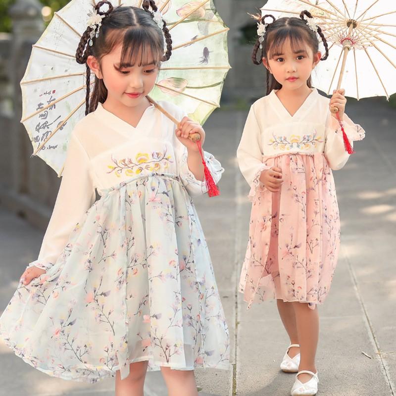 ワンピース 子供服 こども キッズ ベビー 長袖 チマチョゴリ風 韓国風 花柄刺繍 中国風 民族衣装風 おしゃれ かわいい Top おとりよせ Com 通販 Yahoo ショッピング