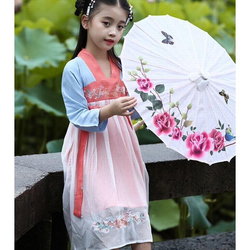 ワンピース 子供服 こども キッズ ジュニア 長袖 チマチョゴリ風 韓国 