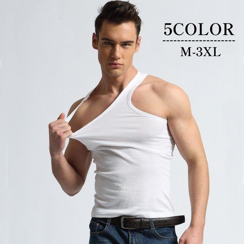 タンクトップ メンズ トップス ランニングシャツ ラウンドネック ノースリーブ インナー シンプル 無地 グレコタイプ Yバック マッチョタンク 背中 Top おとりよせ Com 通販 Yahoo ショッピング