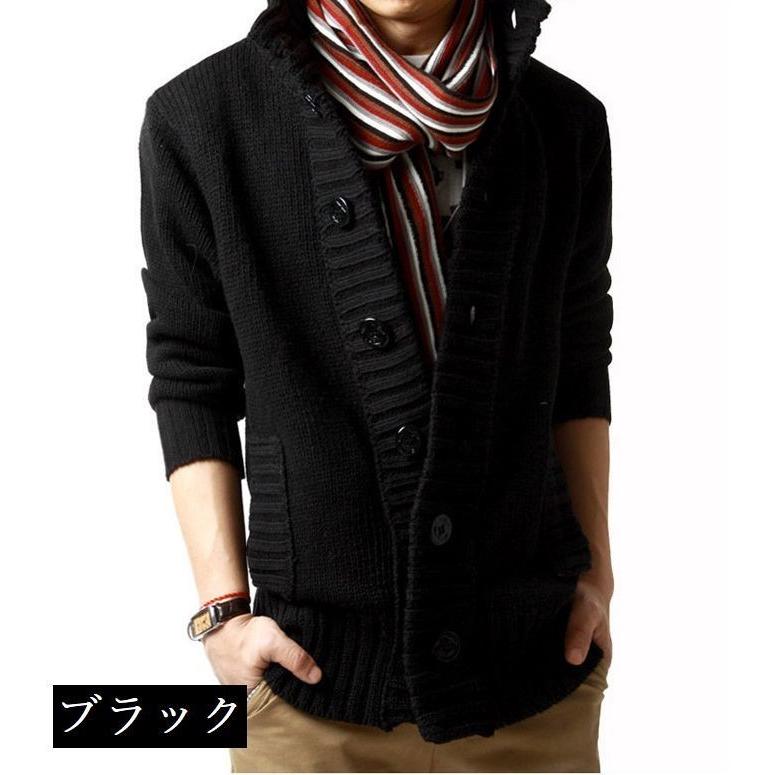 カーディガン メンズ トップス ニットカーディガン ローゲージニット スタンドカラー タートルネック カジュアル おしゃれ Top おとりよせ Com 通販 Yahoo ショッピング