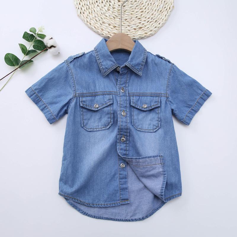 半袖シャツ デニムシャツ タンガリーシャツ ダンガリーシャツ 子供服 こども服 春夏 トップス ジーンズ 女の子 男の子 男児 女児 小学生 定番 シ Top おとりよせ Com 通販 Yahoo ショッピング